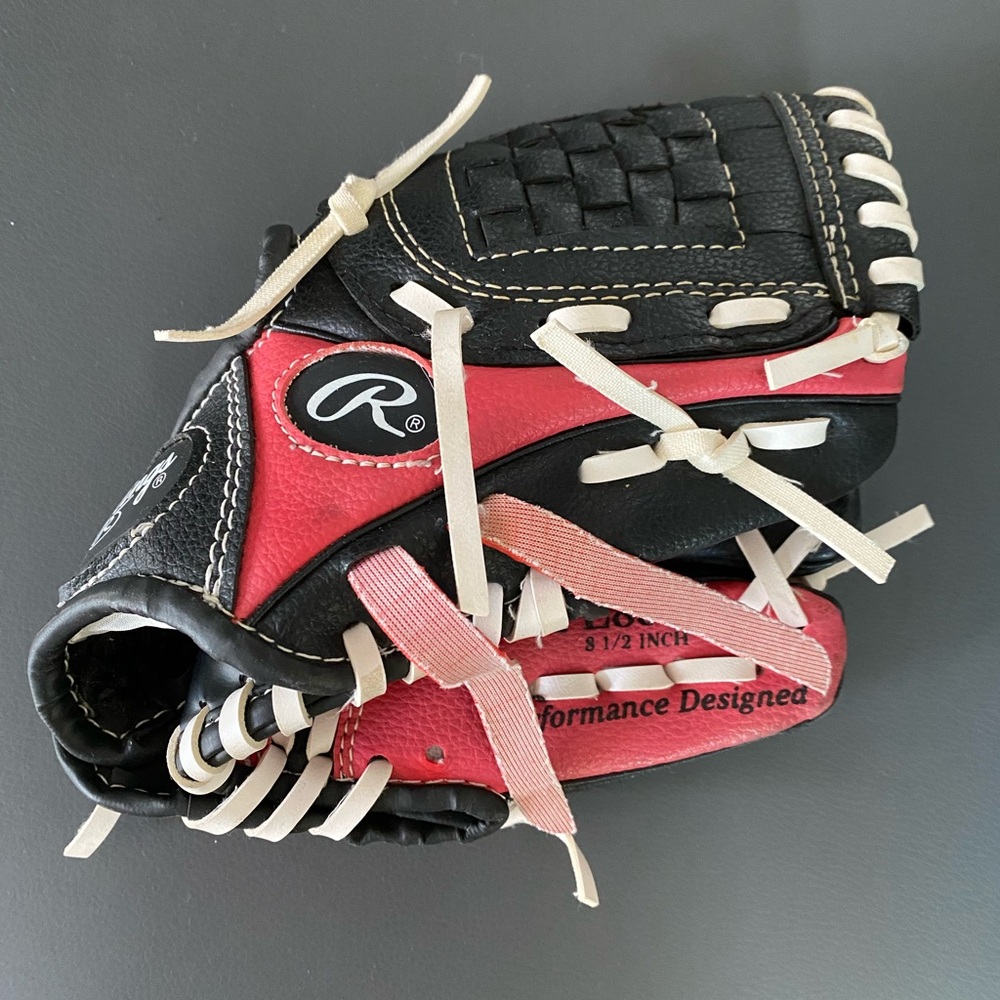 Rawlings Black and Pink Performance Glove